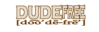dudefree logo